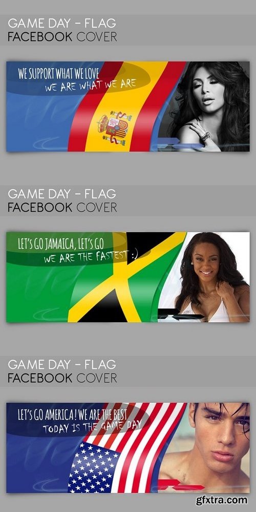 CM - FACEBOOK COVER flag - Game day 1006477
