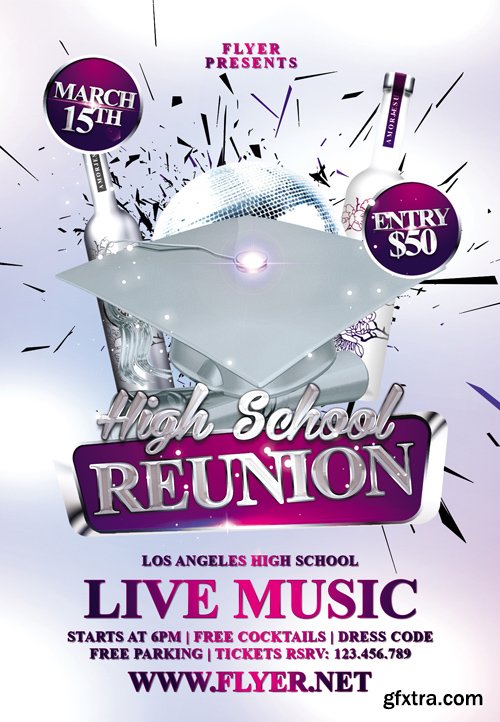 High School Reunion - Premium Flyer Template