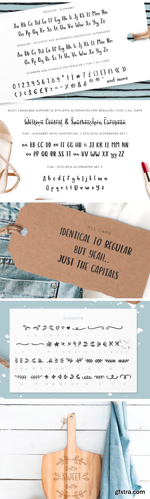 CM 1524404 - Hola Bisou Font - Fun Cute &amp; Inky