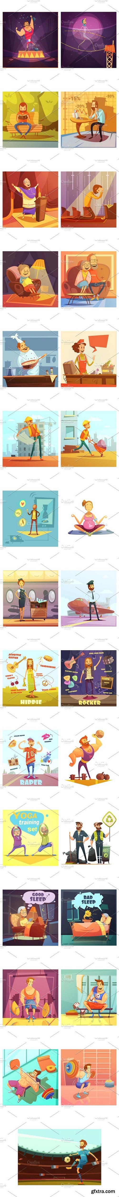 CM - Mega Cartoon Characters Set 1493630 CM - Mega Cartoon Characters Set 1493630