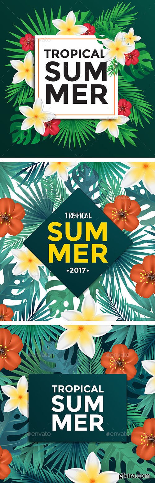 GR - Frame with Tropic Leaves 20148324 GR - Frame with Tropic Leaves 20148324