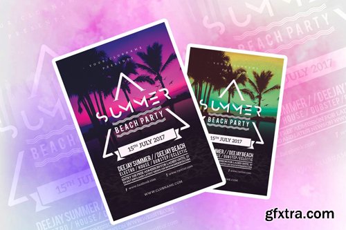 Summer Beach Party Flyer