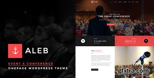 ThemeForest - Aleb v1.1 - Event Conference Onepage WordPress Theme - 13429442