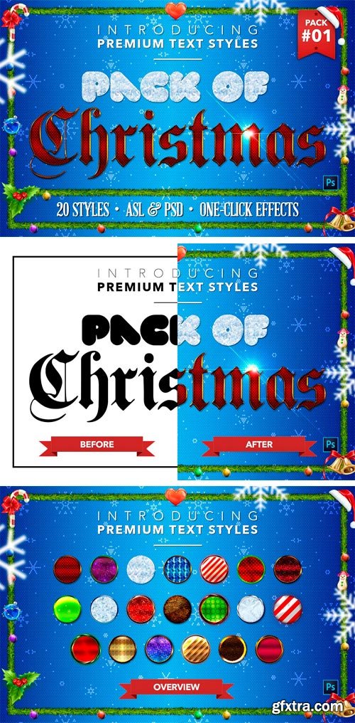CM 1559266 - Christmas Pack #1 - Text Styles