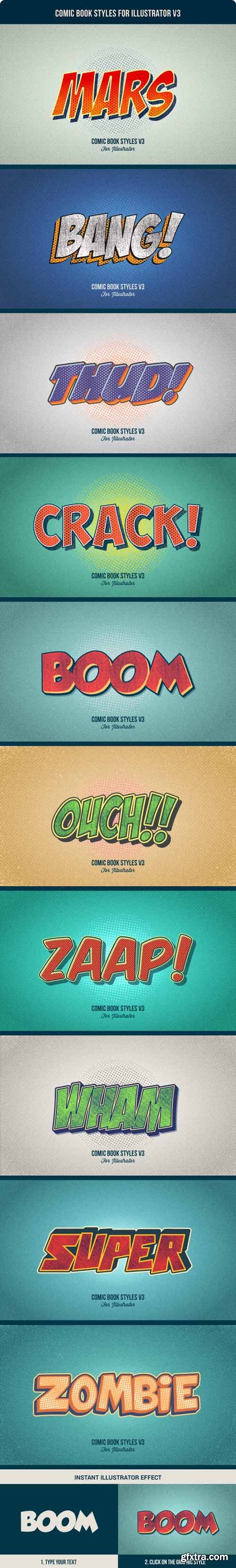 GR - Comic Book Styles for Illustrator V3 20153489