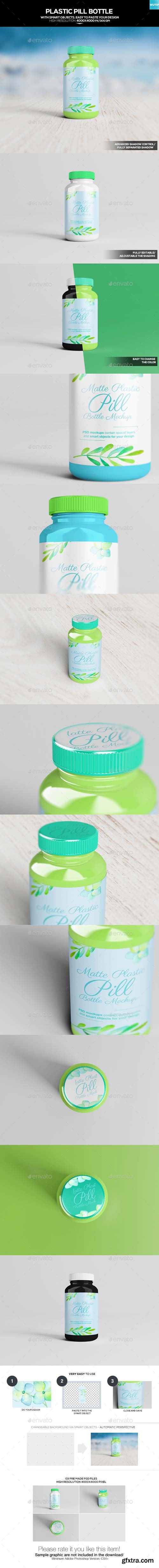 GR - Plastic Pill Bottle Mockup 20169394 GR - Plastic Pill Bottle Mockup 20169394