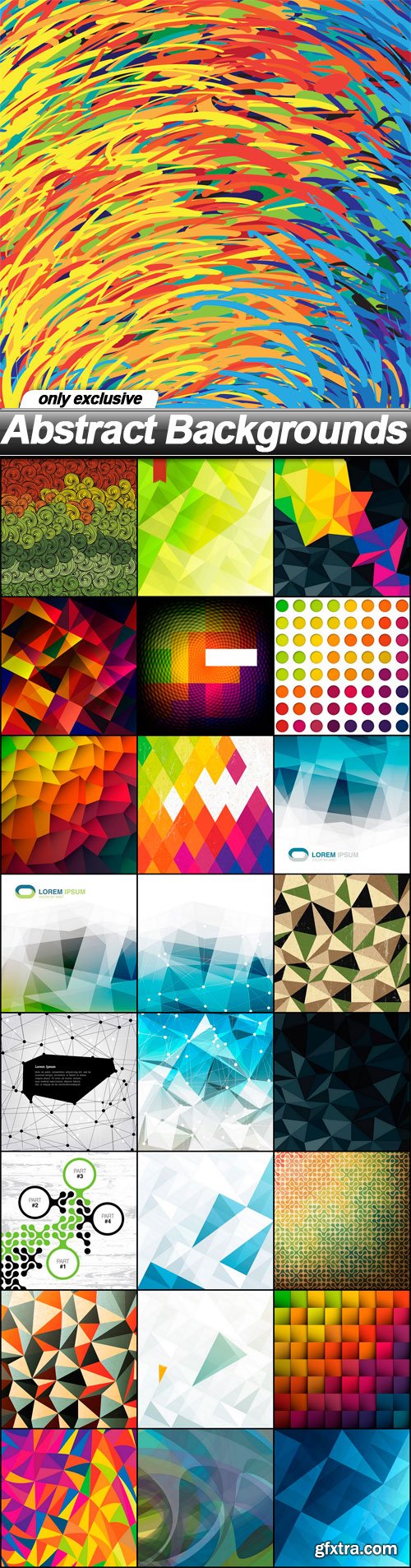 Abstract Backgrounds - 25 EPS