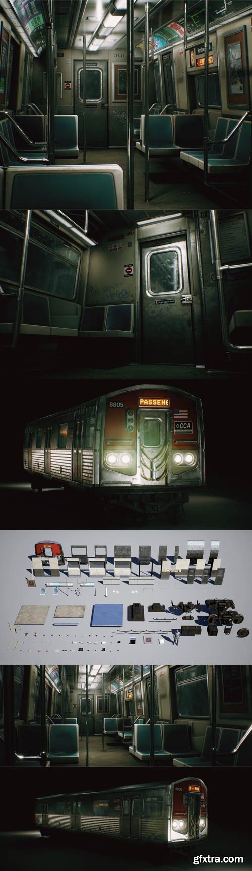 (UE4) City Subway Train