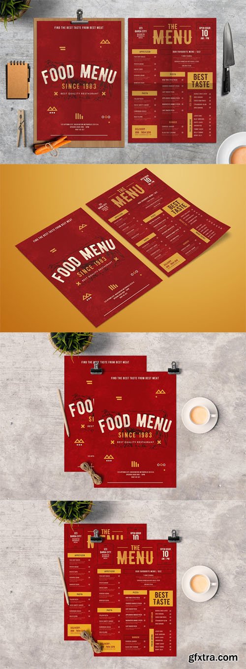 Rustic Food Menu Rustic Food Menu