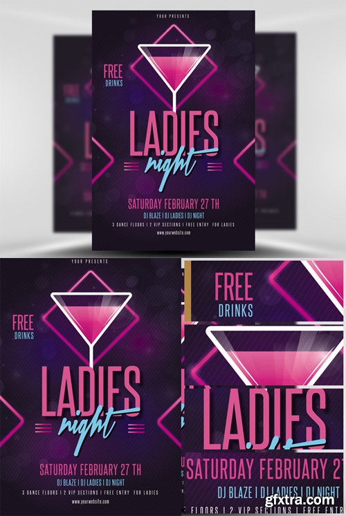 Ladies Night Flyer Template v2