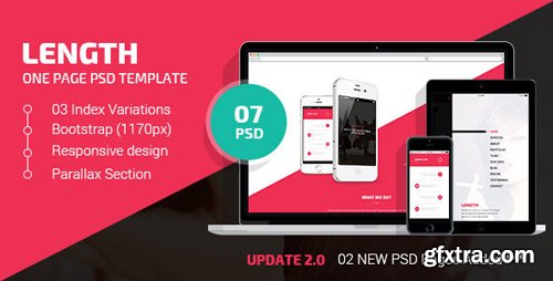 ThemeForest - Length | One Page PSD Template 10763214