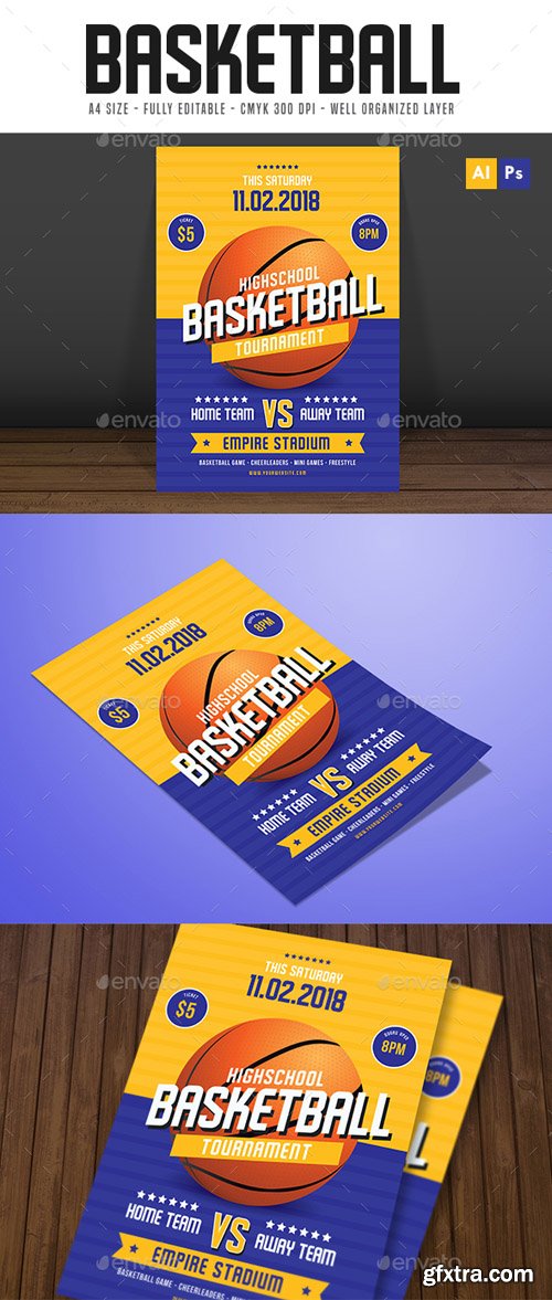 GR - Basketball Tournament Flyer 19340158