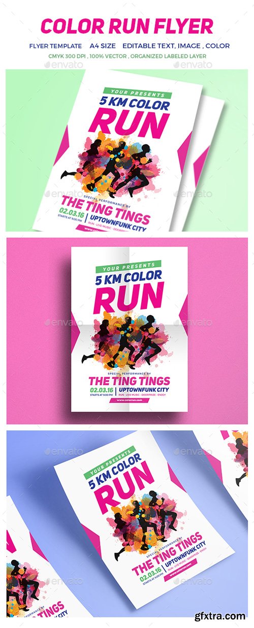 GR - Color Run Festival Flyer 16712564 GR - Color Run Festival Flyer 16712564