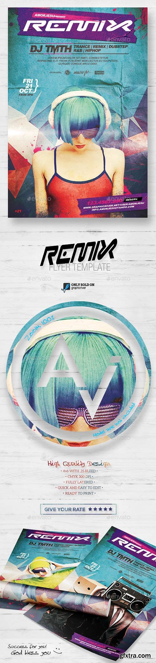 Graphicriver - Remix Flyer Template 12277790