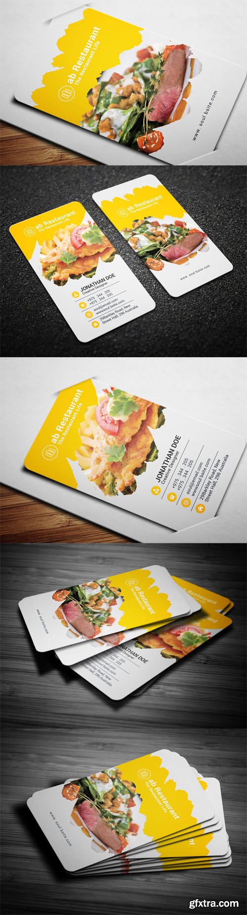Restaurant Business Card Restaurant Business Card