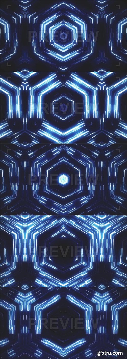 MA - Glowing Hexagon Loop MA - Glowing Hexagon Loop