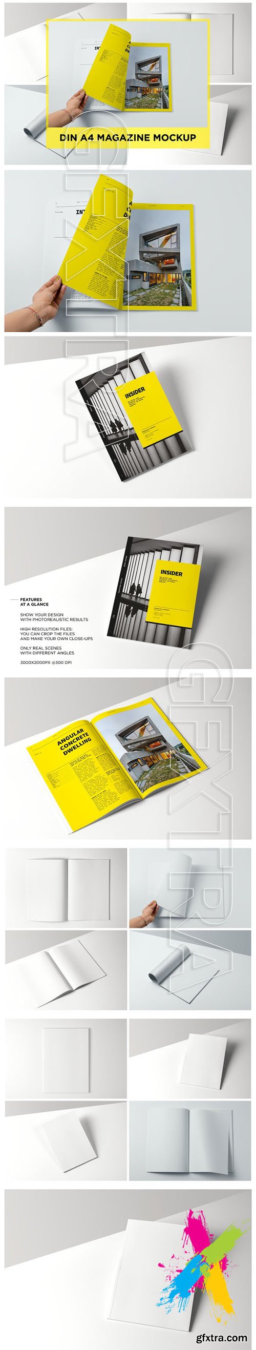 CM - A4 Magazine Mockup 1614343