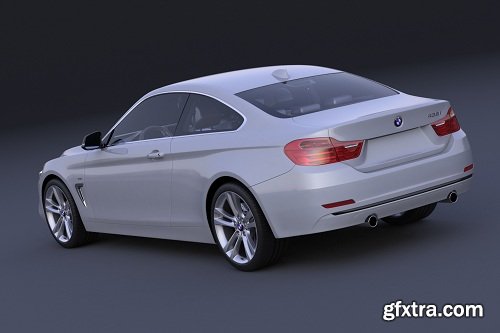 BMW 4 Series F32 Coupe 2014 3d Model