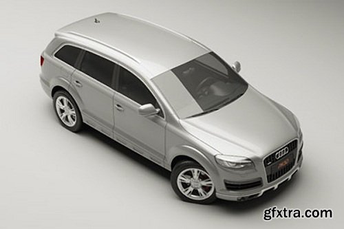 Audi Q7 2010 3d Model