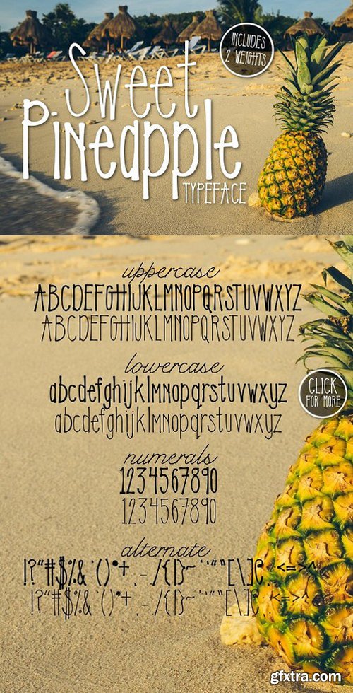 CM - Sweet Pineapple Typeface 1531411