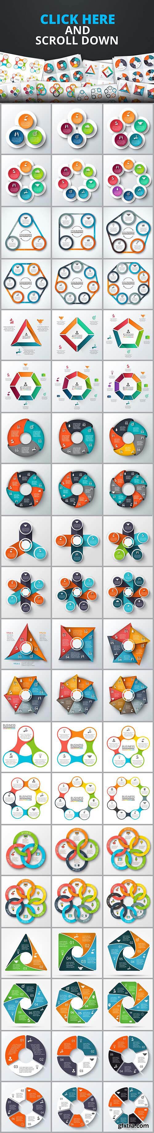 CreativeMarket 120 cycle infographics (part 1) 1229925