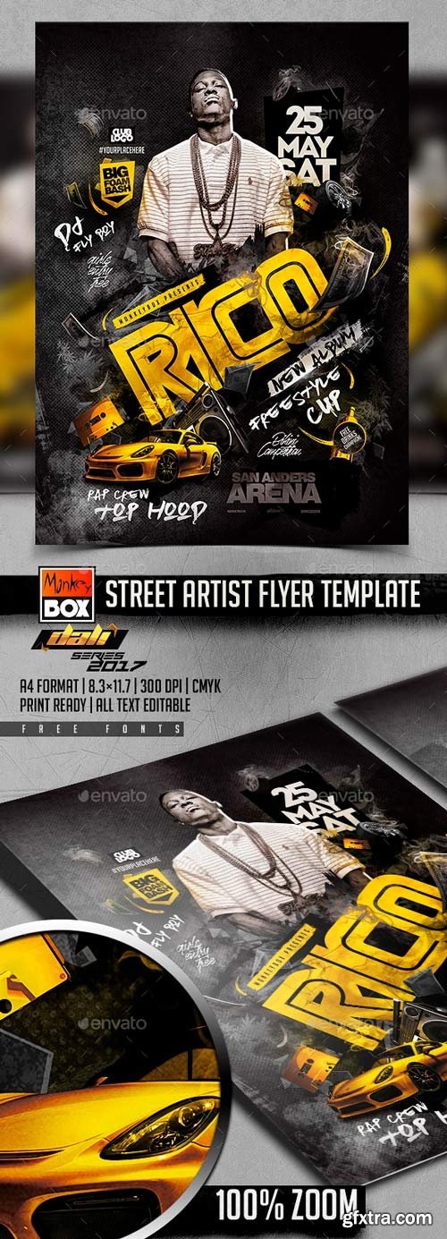 GraphicRiver - Street Artist Flyer Template - 20056159