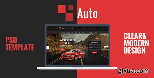 ThemeForest - AUTO – Modern Car Rental Service PSD Template 19318512