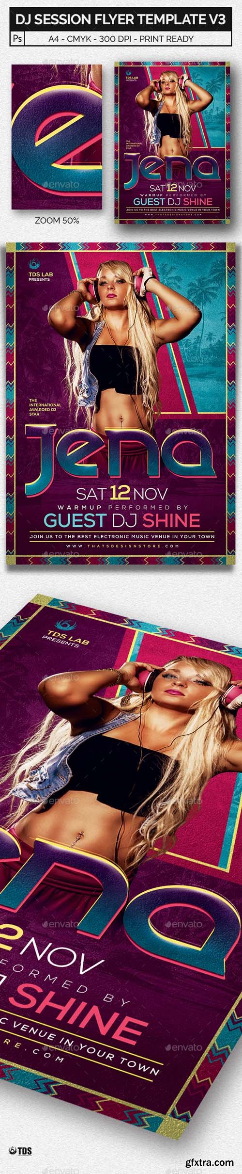 GR - DJ Session Flyer Template V3 20215370