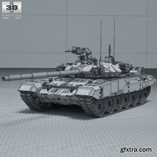 T-90 3D model