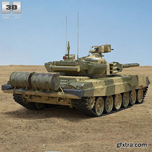 T-90 3D model