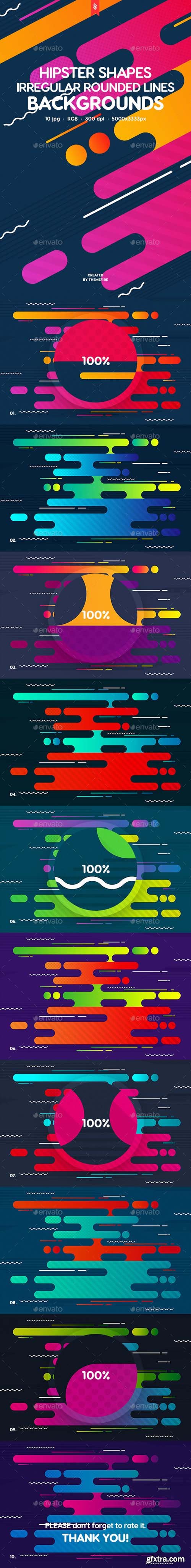GR - Hipster Shapes / Irregular Rounded Lines Backgrounds 20249889 GR - Hipster Shapes / Irregular Rounded Lines Backgrounds 20249889