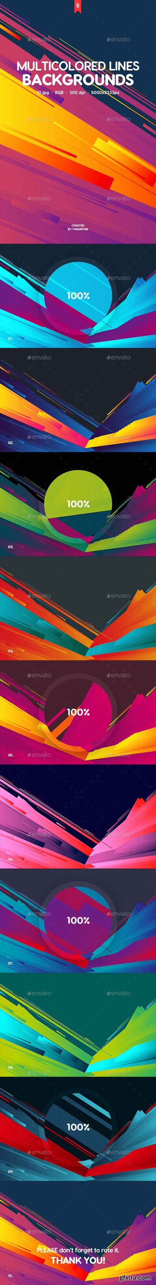 GR - Abstract Multicolored Flat Layered Lines Backgrounds 20234066 GR - Abstract Multicolored Flat Layered Lines Backgrounds 20234066