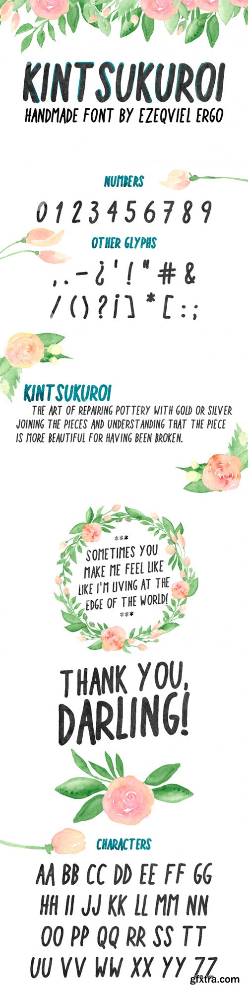 Kintsukuroi Font Kintsukuroi Font