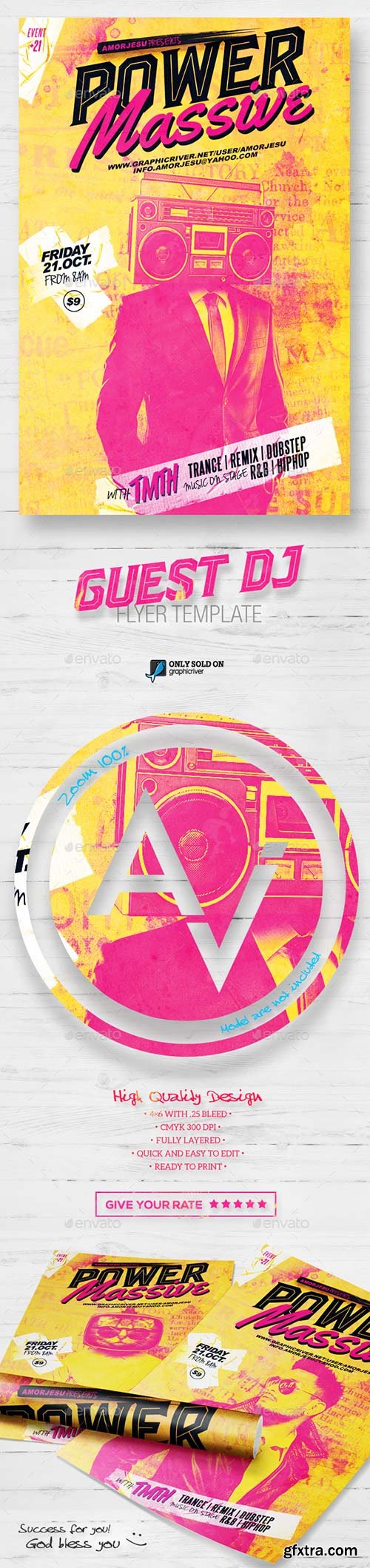 Graphicriver - Guest DJ Flyer Template V4 13932010