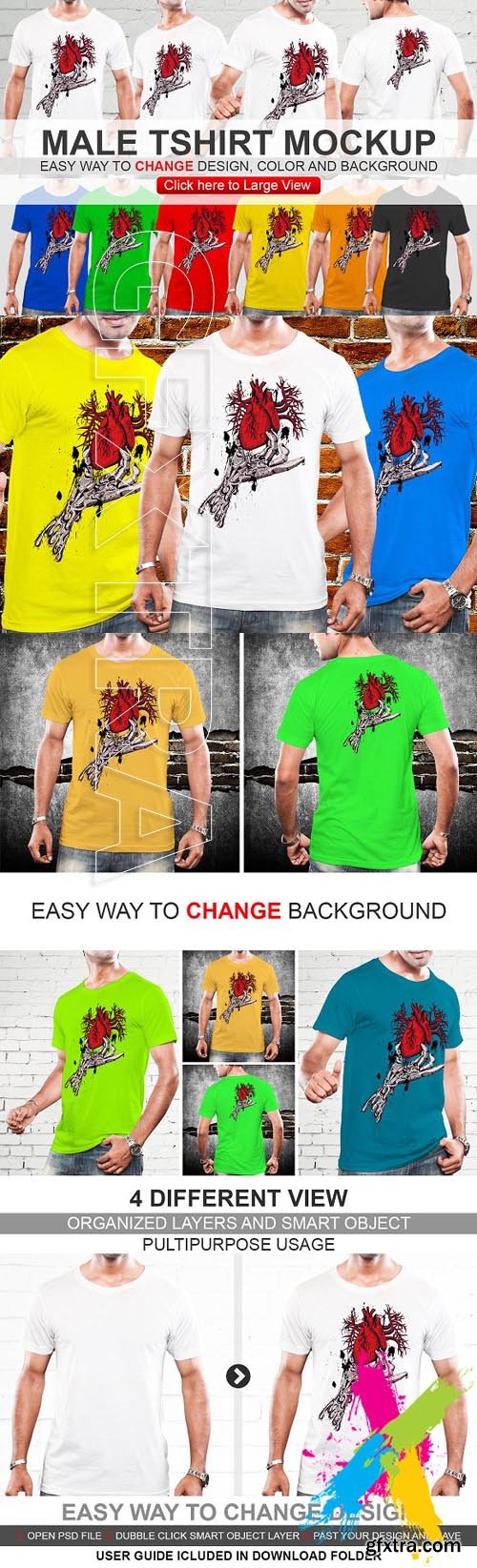 CM - Tshirt Mockup 1615011