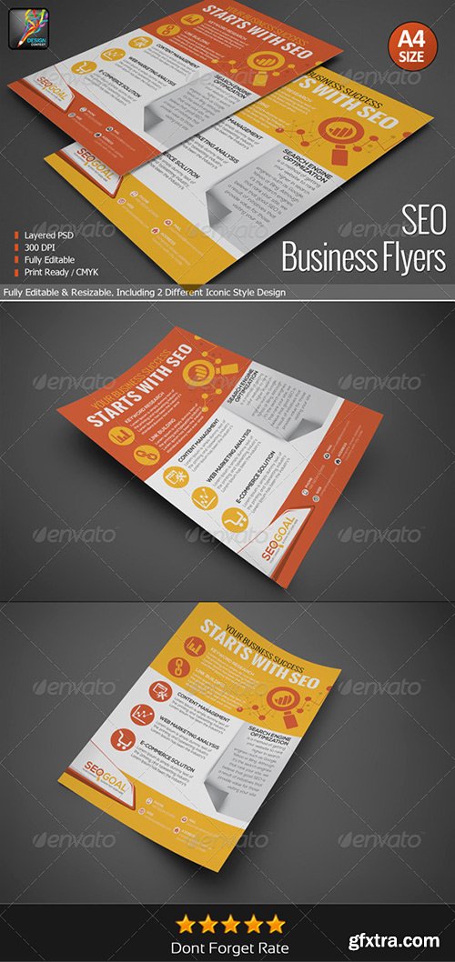 Graphicriver - SEO Business Flyers 6582155