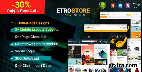 ThemeForest - EtroStore v1.0.0 - Premium Multipurpose Digital OpenCart Theme - 20233253