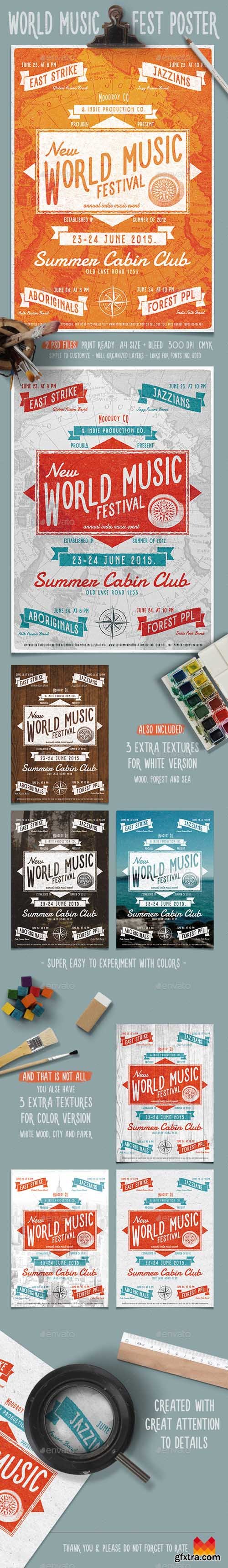 GR - World Music Fest Flyer/Poster 11868768 GR - World Music Fest Flyer/Poster 11868768