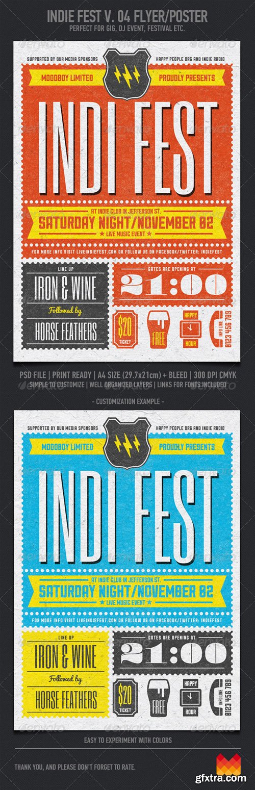 GR - Indie Fest V. 04 Flyer/Poster GR - Indie Fest V. 04 Flyer/Poster