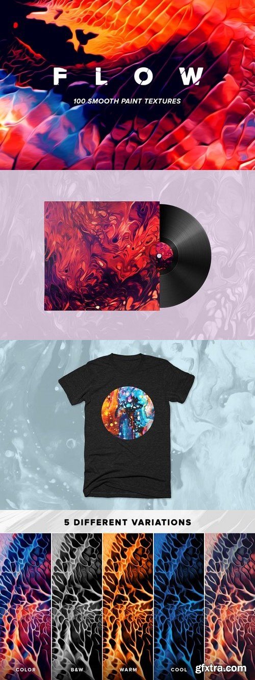 CM - Flow: 100 fluid abstract paintings 1631334