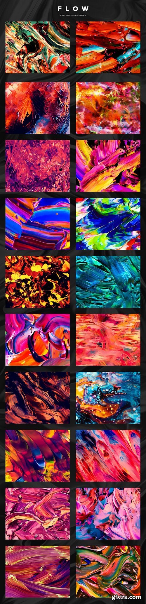 CM - Flow: 100 fluid abstract paintings 1631334