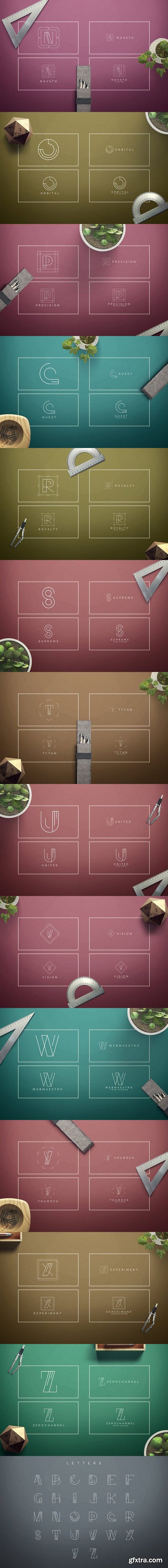 CM - Geometric Letters and Logo Designs 1545701