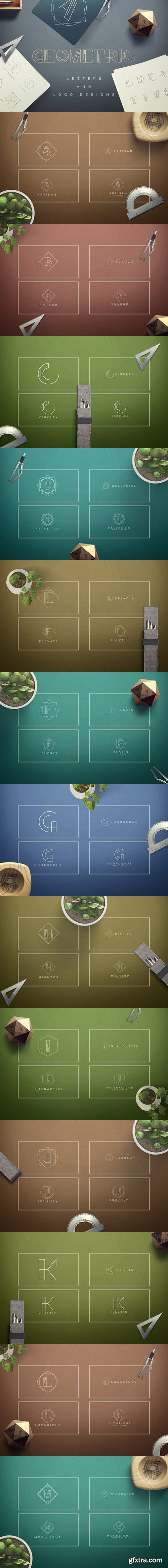 CM - Geometric Letters and Logo Designs 1545701
