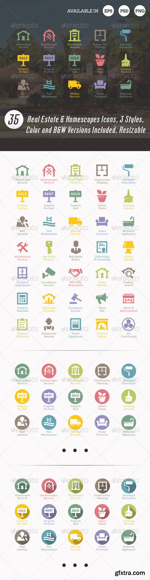 GR - Real Estate & Homescapes Icons 8428518