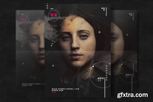 Dark Event Flyer Template Dark Event Flyer Template