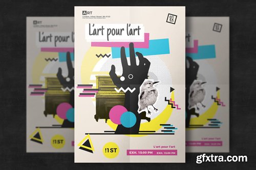 Abstract event flyer tempalte Abstract event flyer tempalte