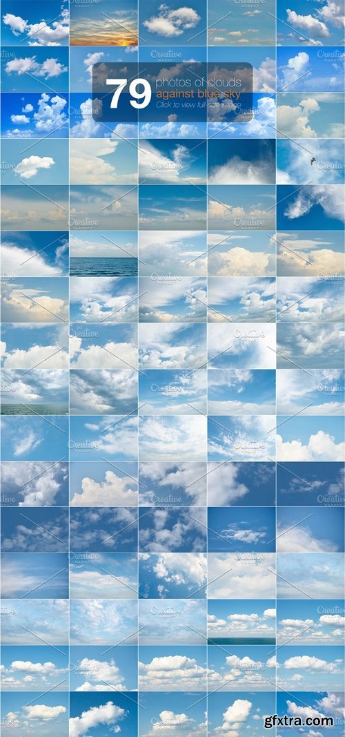 CM - 79 photos of clouds against blue sky 1318485