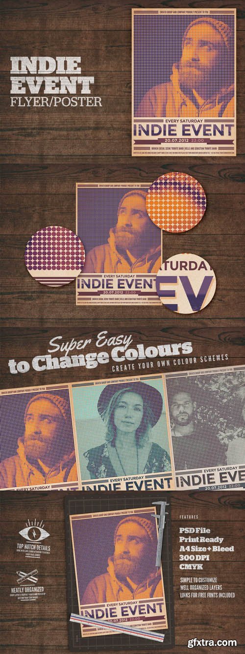 Indie Event Poster Indie Event Poster