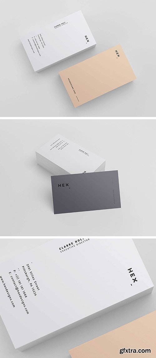 PSD Template - HEX Business Card PSD Template - HEX Business Card