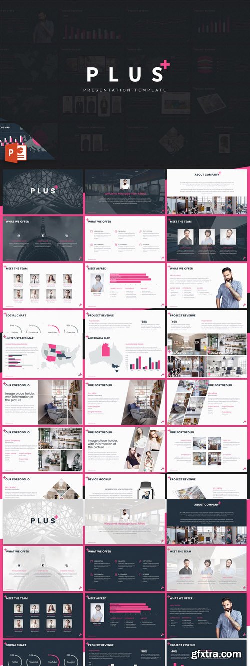 PLUS - Powerpoint Presentation Template